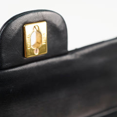 Chanel Medium/Large Vintage Double Classic Flap Black
