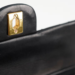 Chanel Medium/Large Vintage Double Classic Flap Black