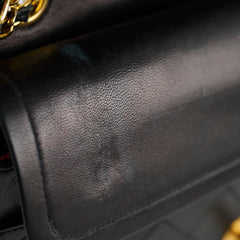 Chanel Medium/Large Vintage Double Classic Flap Black