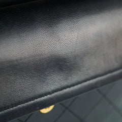 Chanel Medium/Large Vintage Double Classic Flap Black