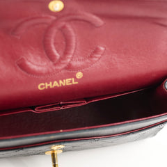 Chanel Medium/Large Vintage Double Classic Flap Black
