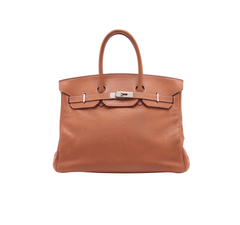 Hermes Birkin 35 Clemence Gold - Square stamp