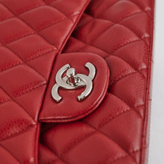 Chanel Maxi Caviar Classic Double Flap Red