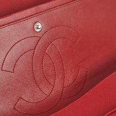 Chanel Maxi Caviar Classic Double Flap Red