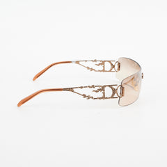 Christian Dior Bronze Square Sunglasses