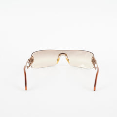 Christian Dior Bronze Square Sunglasses