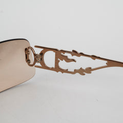 Christian Dior Bronze Square Sunglasses