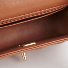 Chanel Mini Rectangulare Caramel GHW 2022
