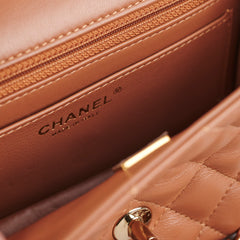 Chanel Mini Rectangulare Caramel GHW 2022