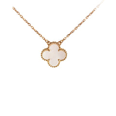 Van Cleef & Arpels VCA Vintage Alhambra Mother of Pearl MOP Necklace