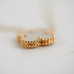 Van Cleef & Arpels VCA Vintage Alhambra Mother of Pearl MOP Necklace