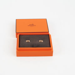 Hermes Farandole Rose Gold Stud Earrings