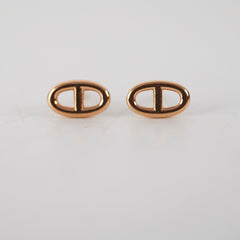 Hermes Farandole Rose Gold Stud Earrings
