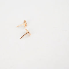 Hermes Farandole Rose Gold Stud Earrings