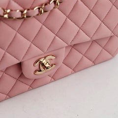 Chanel Classic Flap Medium Lambskin Pink