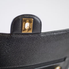 Chanel Medium Caviar Classic Flap Black GHW
