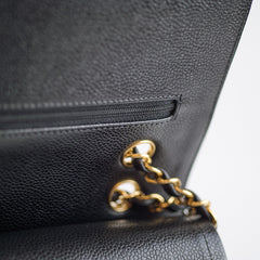 Chanel Medium Caviar Classic Flap Black GHW