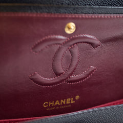 Chanel Medium Caviar Classic Flap Black GHW
