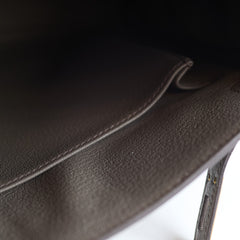Hermes Kelly 25 Gris Etain Togo Gold Hardware Z Stamp
