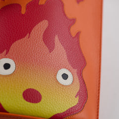 Loewe Howl's Moving Castle Calcifer Dice Pocket bag Calfskin Orange