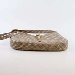 Gucci x Balenciaga Medium The Hacker Project Jackie GG supreme Canvas Hobo bag Beige