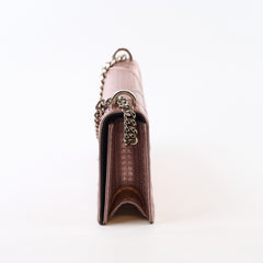 Christian Dior Medium Diorama Mettalic Pink