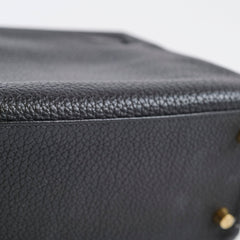 Hermes Kelly 25 Black GHW Togo C Stamp