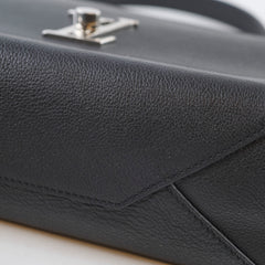Louis Vuitton Lockme Cartable Handbag Black Calfskin