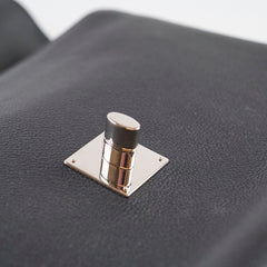 Louis Vuitton Lockme Cartable Handbag Black Calfskin