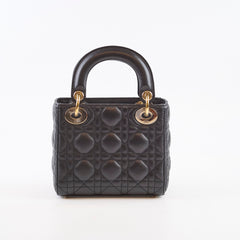 Dior Mini Lady Dior Black Lambskin