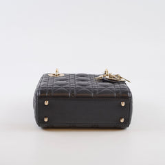 Dior Mini Lady Dior Black Lambskin