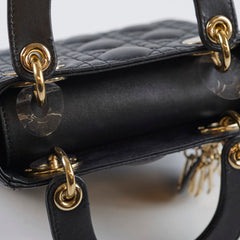 Dior Mini Lady Dior Black Lambskin