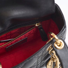 Dior Mini Lady Dior Black Lambskin