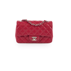 Chanel Mini Rectangle Red Caviar Leather