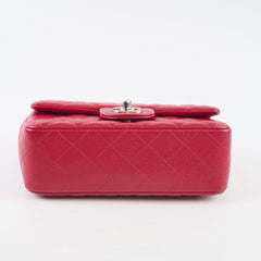 Chanel Mini Rectangle Red Caviar Leather