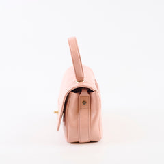 Chanel Light Pink Distressed Glazed Calfskin Seasonal Flap