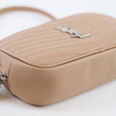 Saint Laurent Mini Lou Camera Bag Beige