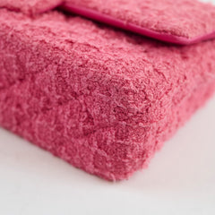 Chanel Medium Tweed Pink Classic Flap