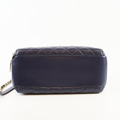 Chanel Chanel Trendy CC Bowling Quilted Lambskin Dark Navy