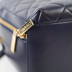Chanel Chanel Trendy CC Bowling Quilted Lambskin Dark Navy