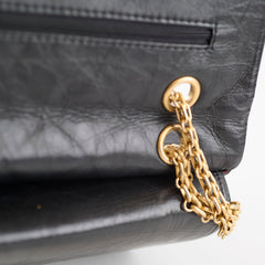 Chanel Reissue 2.55 Large 227 Distressed Calfskin Black