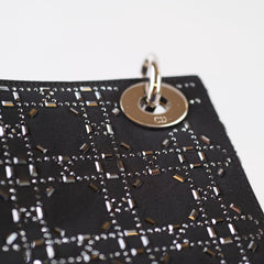 Dior Christian Dior Mini Lady Dior Satin Crystal Black