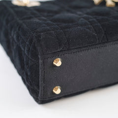 Christian Dior Mini Velvet Dior Black