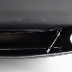 Hermes H Au Carre Twist 24mm Belt Noir/Etoupe Size 75