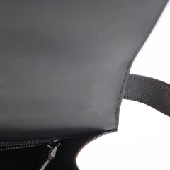 Hermes H Au Carre Twist 24mm Belt Noir/Etoupe Size 75