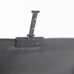 Hermes H Au Carre Twist 24mm Belt Noir/Etoupe Size 75