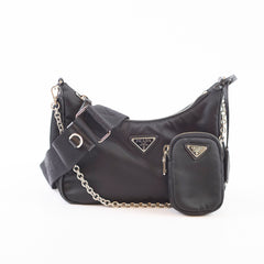 Prada Re-Edition 2005 Nylon Bag Black
