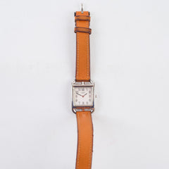 Hermes Cape Cod Watch Orange Square M