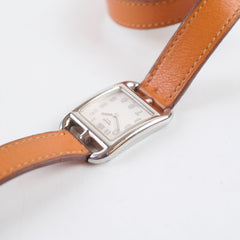 Hermes Cape Cod Watch Orange Square M