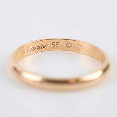 Cartier 1896 Wedding Band Diamond Size 55 10/10
